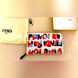 FENDI Graffiti Wallet- full inclusion!